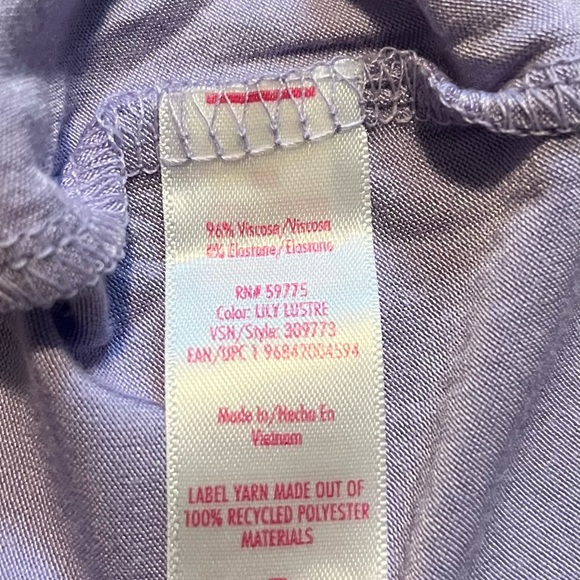 NWT Justice t-shirt. Kindness Grows From Within. Lavender with sparkles. XL PLUS - Picture 8 of 9